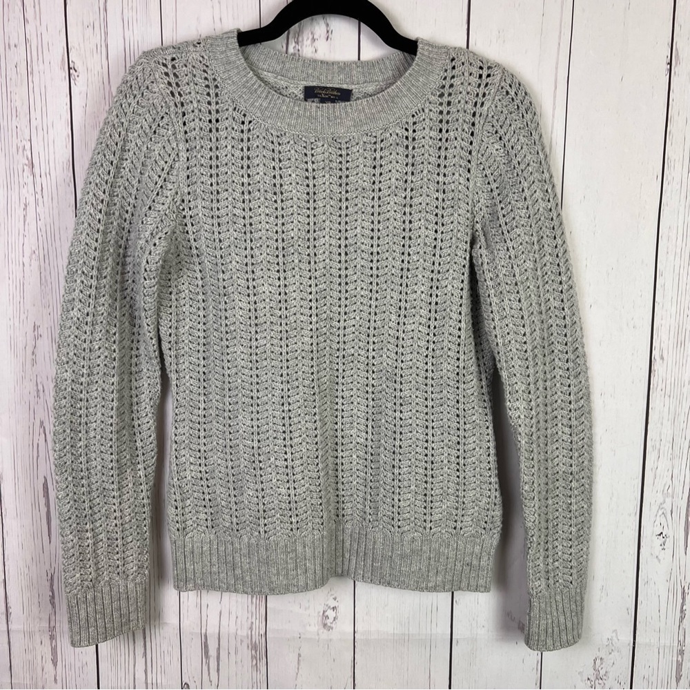 Brooks Brothers | wool gray sweater